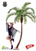 Artificial PHOENIX palm tree, CURVED H. 300