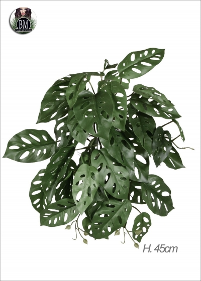 MONSTERA ADAN Bush Verde Artificiale H.45cm