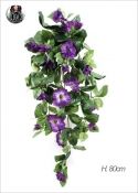 PETUNIA Pensile Viola Artificiale H.80cm