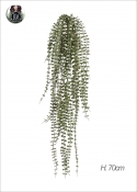 DISCHIDIA Grigio/Verde Pensile Artificiale H.70cm