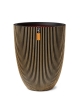 Vaso elegant low Groove NL 34x46 Oro nero