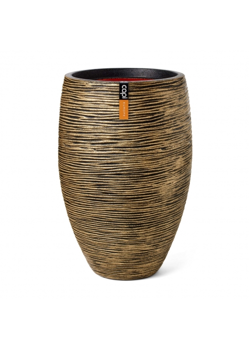 Vaso elegant deluxe Rib NL 56x85 Oro nero